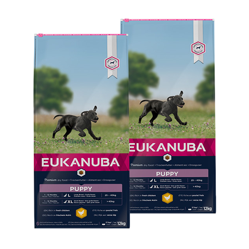 Eukanuba Puppy Large kip hondenvoer 2 x 15 kg