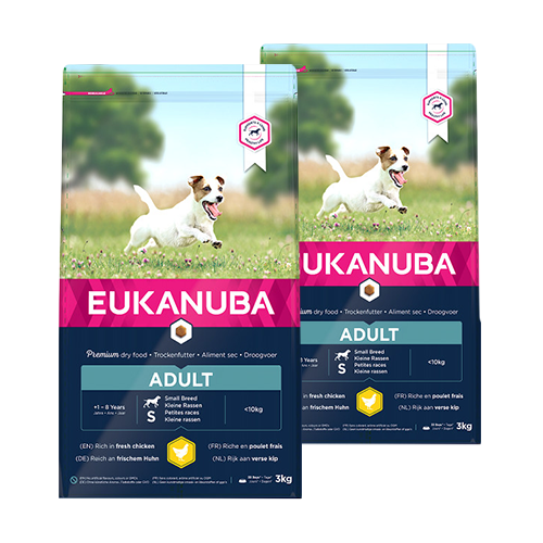 Eukanuba Adult Small kip hondenvoer 2 x 15 kg