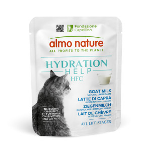 Almo Nature HFC Hydration Help geitenmelk voor de kat 48 x 50 g