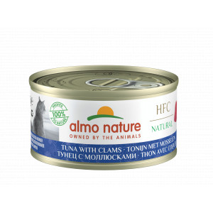 Almo Nature HFC Natural tonijn met venusschelpen natvoer kat (70 g) 18 x 70 g