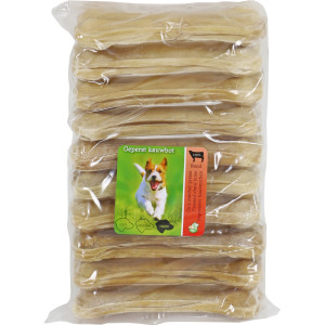Buffelhuidbot Geperst voor honden (13 cm) 20 stuks