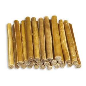 Buffelhuidstaaf groot voor de hond 10 stuks