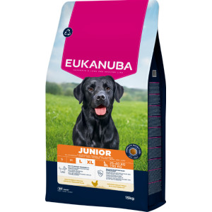 Eukanuba Junior Large kip hondenvoer 15 kg