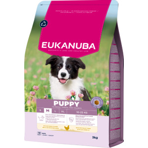 Eukanuba Puppy Medium kip hondenvoer 3 x 3 kg