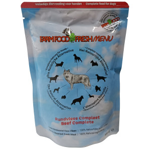 Farm Food Fresh Menu rundvlees natvoer hond (zakjes 300 g) 30 x 300 gr