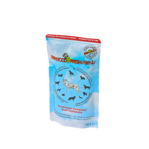 Farm Food Fresh Menu rundvlees natvoer hond (zakjes 125 g) 32 x 125 g