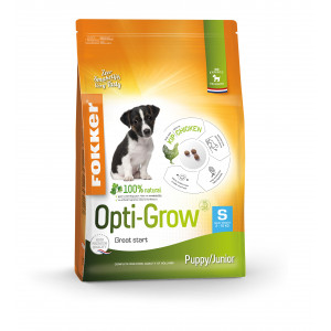 Fokker Opti-Grow S Puppy/Junior hondenvoer 2 x 2,5 kg