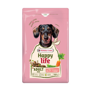 Happy Life Adult Mini met lam hondenvoer 3 kg