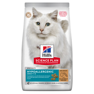 Hill's Adult Hypoallergenic met ei en insectproteine kattenvoer 2 x 7 kg