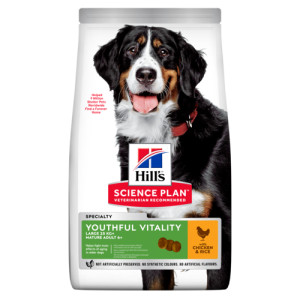 Hill's Mature Adult Senior Vitality Large Breed met kip & rijst hondenvoer 2 x 14 kg