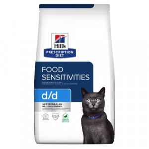 Hill's Prescription Diet D/D Food Sensitivities kattenvoer met eend & groene erwten 3 kg