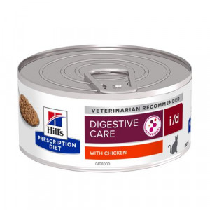 Hill&apos;s Prescription Diet I/D Digestive Care nat kattenvoer met kip blik 2 trays (48 x 156 g)