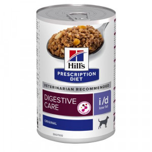 Hill&apos;s Prescription Diet I/D Low Fat Digestive Care nat hondenvoer blik 2 trays (24 x 200 g)