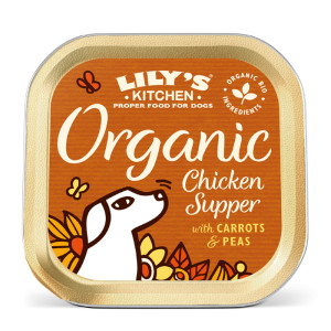 Lily&apos;s Kitchen Organic Supper kip paté natvoer hond 22 x 150 g