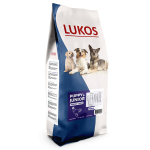 Lukos Puppy & Junior Medium/Large - premium hondenvoer 3 kg