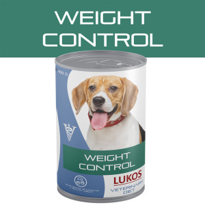 Lukos Veterinary Diet Weight Control natvoer hond 12 x 400 g