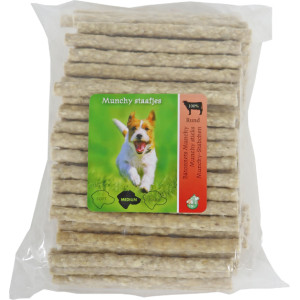 Munchy Naturel sticks hondensnack 2 x 100 staafjes