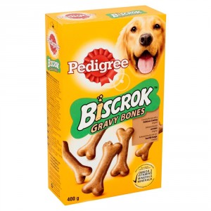 Pedigree Biscrok Gravy Bones hondensnack 3 x 400 g