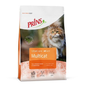 Prins VitalCare Multicat kattenvoer 4 kg