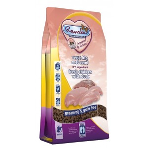 Renske Senior Graanvrij Super Premium vers bereid kip met eend kattenvoer 2 x 1,5 kg