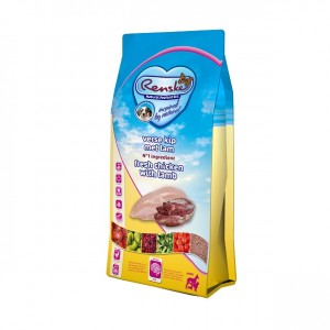 Renske Puppy Super Premium vers bereid kip met lam hondenvoer 2 x 12 kg