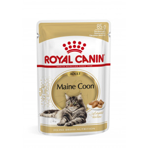 Royal Canin Maine Coon Adult natvoer kat (in saus) 4 dozen (48 x 85 g)