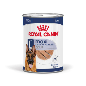 Royal Canin Maxi Adult natvoer hond (paté) 2 trays (24 x 410 g)