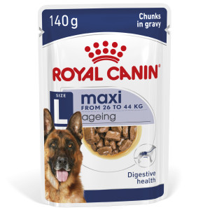 Royal Canin Maxi Ageing natvoer hond (in saus) 4 dozen (40 x 140 g)