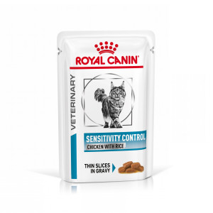Royal Canin Veterinary Sensitivity Control natvoer kat (in saus) 4 dozen (48 x 85 g)