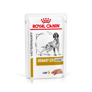 Royal Canin Veterinary Urinary S/O Ageing 7+ natvoer hond (paté) 2 dozen (24 x 85 g)