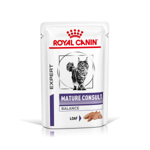 Royal Canin Expert Mature Consult Balance natvoer kat (paté) 4 dozen (48 x 85 g)