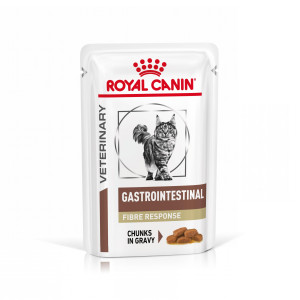 Royal Canin Veterinary Gastrointestinal Fibre Response natvoer kat (in saus) 1 doos (12 x 85 g)