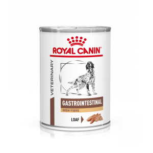 Royal Canin Veterinary Gastrointestinal High Fibre natvoer hond (paté) 1 tray (12 x 410 g)