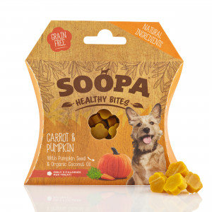 Soopa Bites met pompoen en wortel hond Per 5