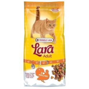 Versele-Laga Lara Adult kip met kalkoen kattenvoer 2 x 2 kg