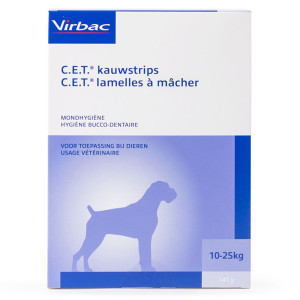 Virbac C.E.T. Kauwstrips hond 10-25 kg 141 g