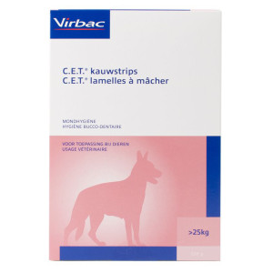 Virbac C.E.T. Kauwstrips hond 25+ kg (226 gr.) 226 g