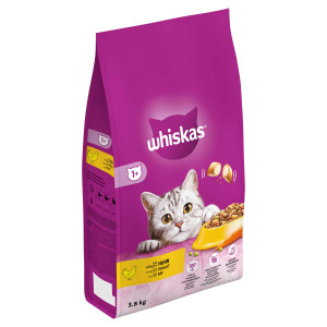 Whiskas Adult 1+ met kip kattenvoer 7 kg
