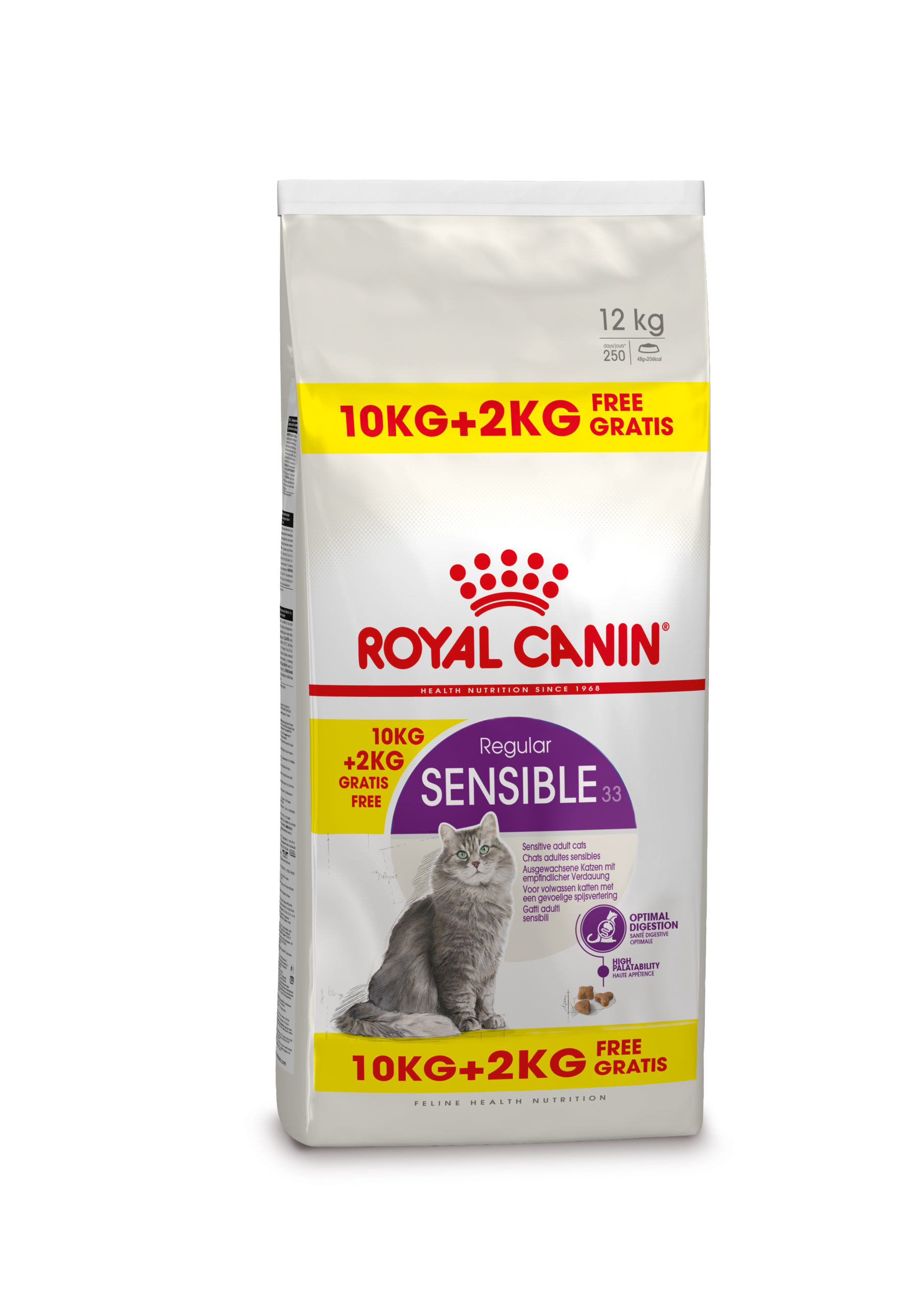 Royal Canin Regular Sensible 33 kattenvoer 10 + 2 kg