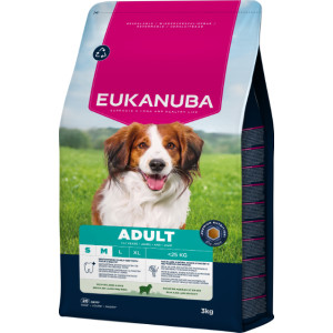 Eukanuba Adult Small Medium met lam en rijst hondenvoer 2 x 3 kg