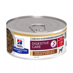 Hill's Prescription Diet I/D Stress Mini Digestive Care stoofpotje voor hond met kipsmaak & groenten blik 1 tray (24 x 156 g)