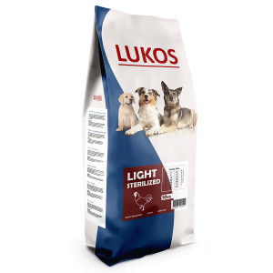 Lukos Light Sterilised - premium hondenvoer 3 kg