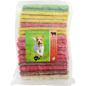 Munchy Mix buffelhuid hondensnack 3 x 100 staafjes