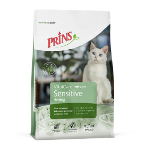 Prins VitalCare Sensitive haring kattenvoer 10 kg