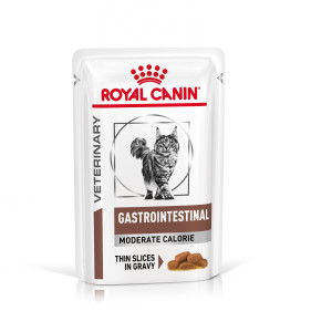 Royal Canin Veterinary Gastrointestinal Moderate Calorie natvoer kat (in saus) 1 doos (12 x 85 g)