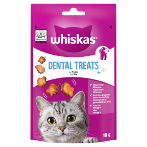 Whiskas Dental Treats met kip kattensnacks Per 12