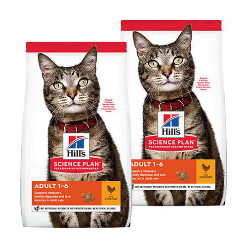 Hill's Adult met kip kattenvoer 2 x 15 kg