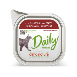 Almo Nature Daily met eend natvoer kat (100 g) 32 x 100 g