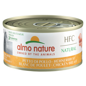 Almo Nature HFC Natural kippenborst natvoer kat (70 g) 6 x 70 g