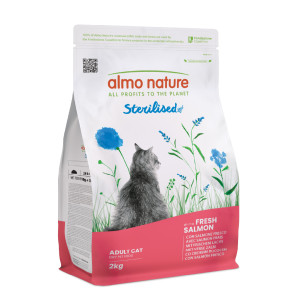 Almo Nature Sterilised zalm kattenvoer 2 kg